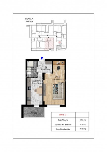 Titan, garsoniera decomandata spatioasa,